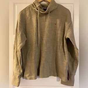 Tommy Hilfiger Sport Women'sSweatshirt Mock Collar w/Tie